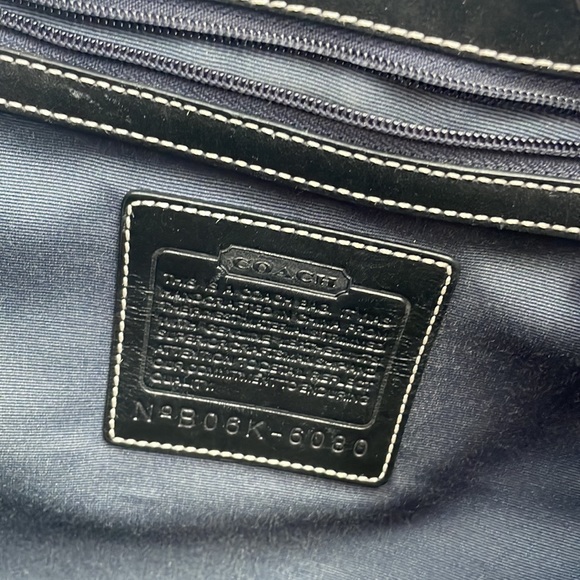 Coach Backpack Black Vintage Bag - Picture 8 of 9